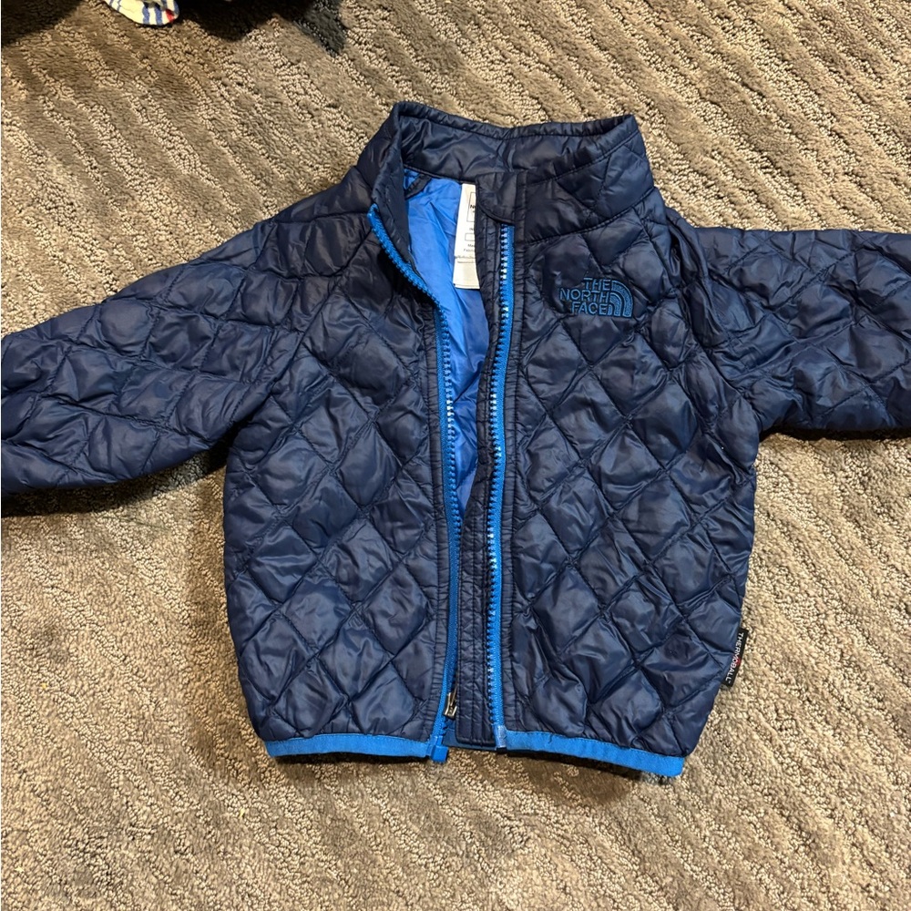 The North Face Dark Blue Quilted Jacket